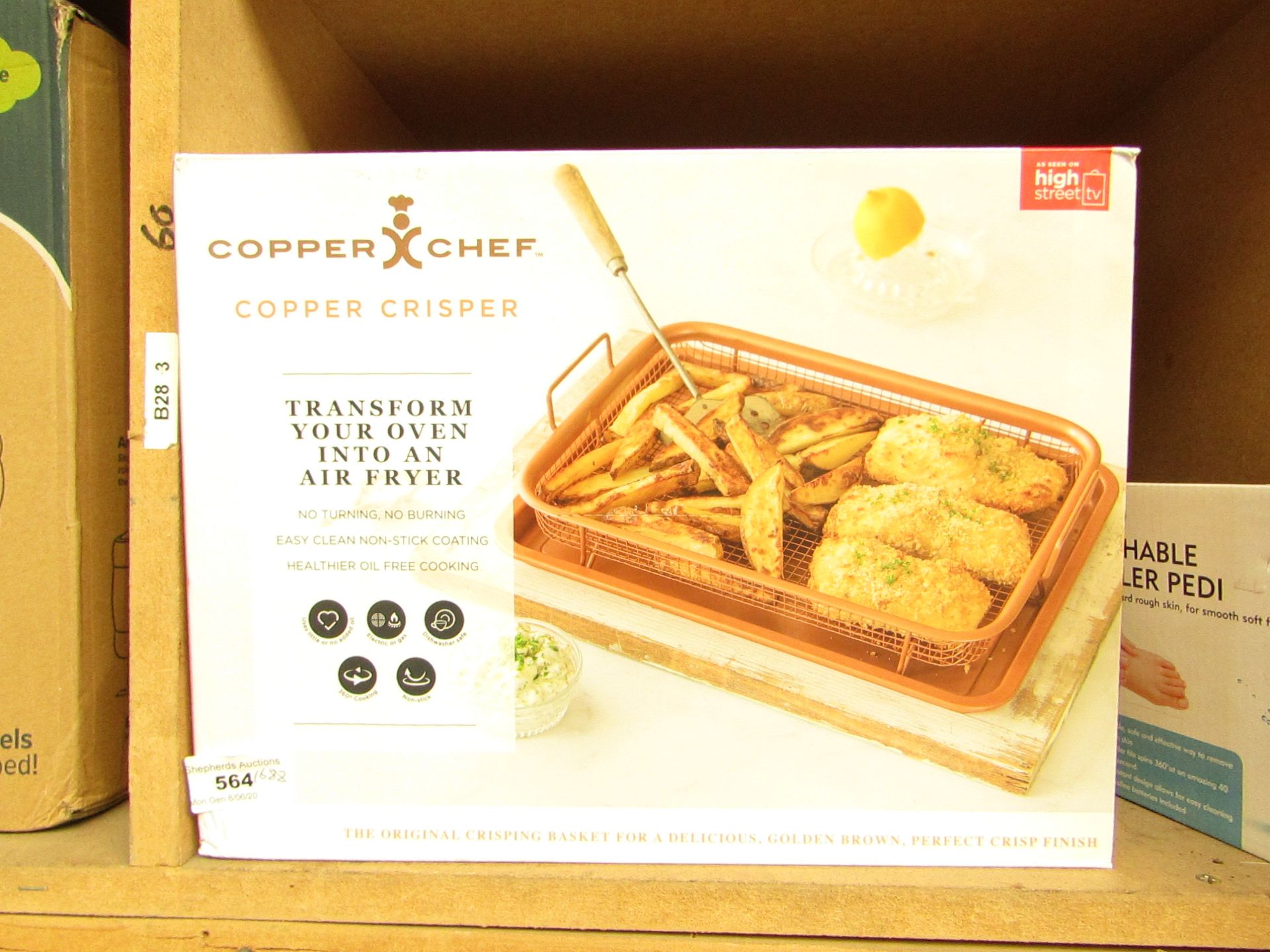 |1X |COPPER CHEF COPPER CRISPER | BOXED AND UNCHECKED | NO ONLINE RE-SALE | |