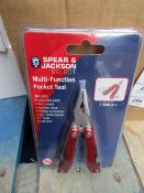 Spear and jackson Small Multi Tool, new