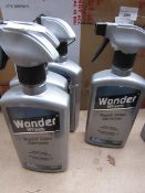 4x 500ml spray bottles of Wonder wheels fabric hood cleaner, new