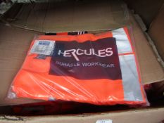 Hercules Hi Viz work jacket, new, size 3XL