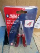 Spear and jackson Small Multi Tool, new