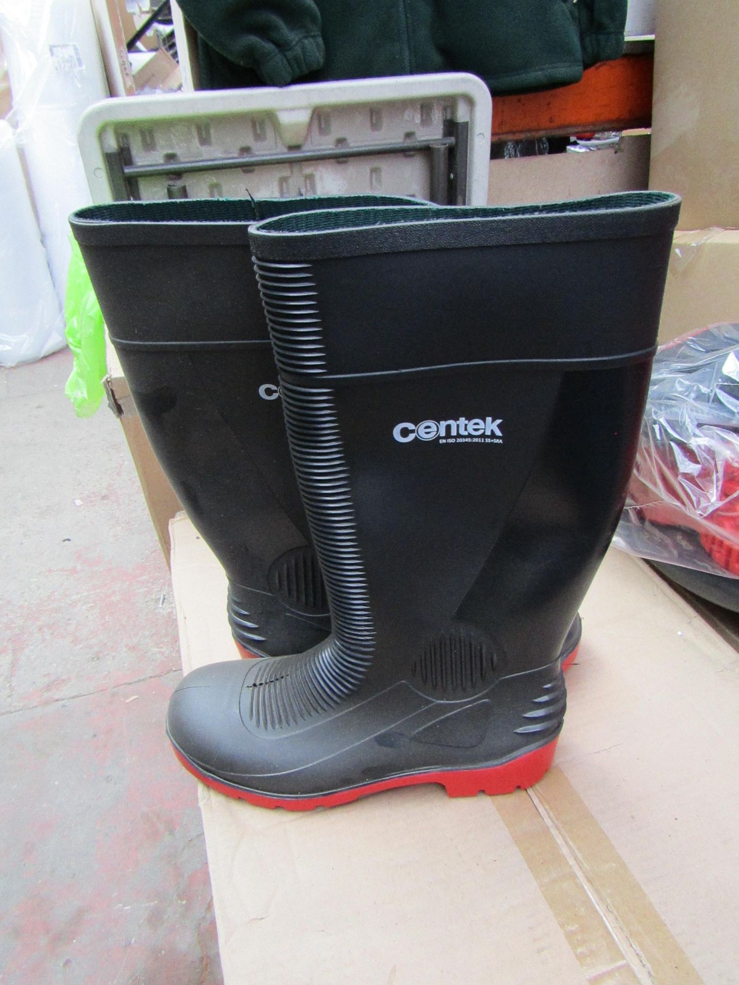 Centex S55 Comnpactor Steel Toe Cap Wellies size 8, new