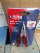 Spear and jackson Small Multi Tool, new
