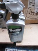 4x 500ml spray bottles of Wonder wheels Rapid stain remover, new