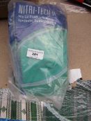 Pack of 8x Polyco Nitrile flocked lined non latex gloves, new.
