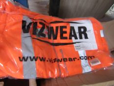 Viz Wear Orange Hi Viz Fleece jacket, new 3XL