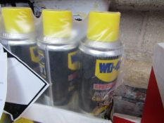 6x 200ml Canisters of WD 40 Motorbike chain wax, new