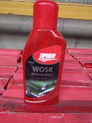 Box of 6x 500ml bottles of Top drive car polish, new