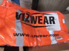 Viz Wear Orange Hi Viz Fleece jacket, new 3XL