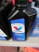 1Ltr Bottle of Valvoline Turbo 20w-50 motor oil, new