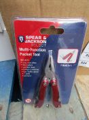 Spear and jackson Small Multi Tool, new