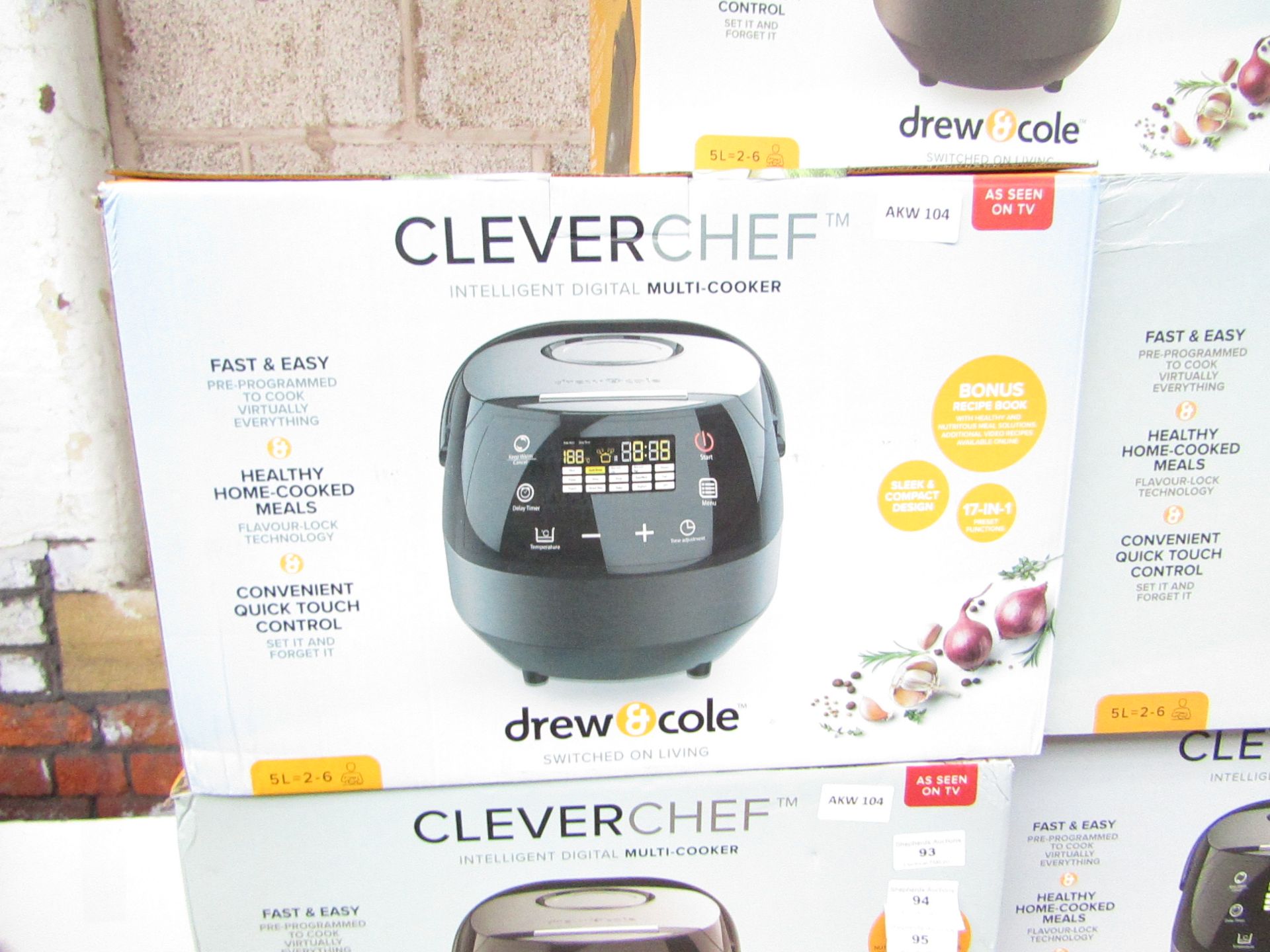 | 1X | DREW & COLE CLEVERCHEF | WE HAVE SPOT CHECKED A FEW OF THESE ITEMS ON THE SAME PALLET AND ALL