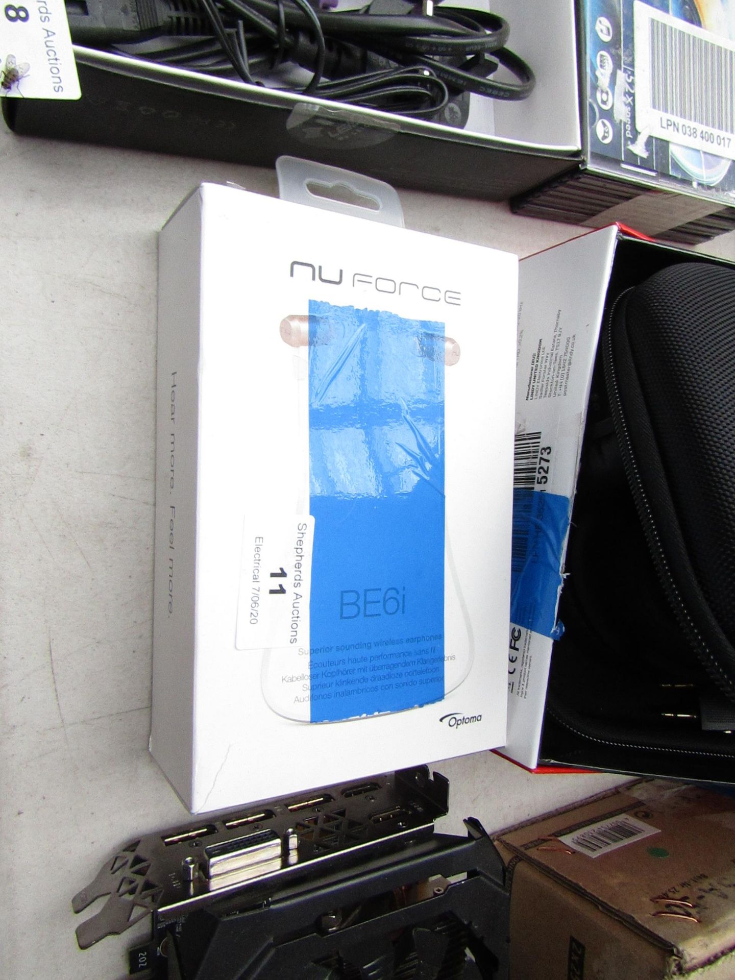 NuForce BE6i superior sounding earphones, untested and boxed. RRP £79.99