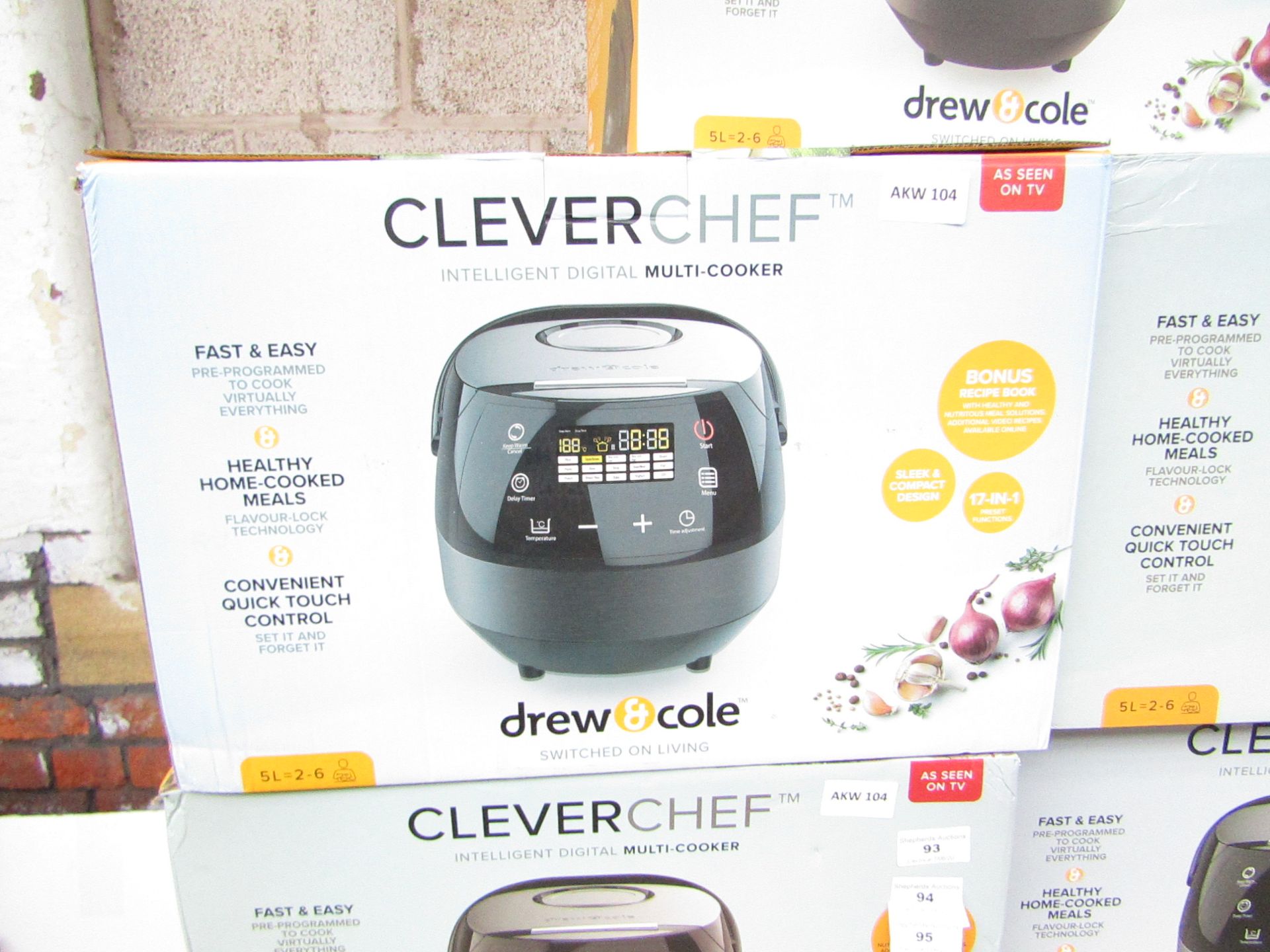 | 1X | DREW & COLE CLEVERCHEF | WE HAVE SPOT CHECKED A FEW OF THESE ITEMS ON THE SAME PALLET AND ALL