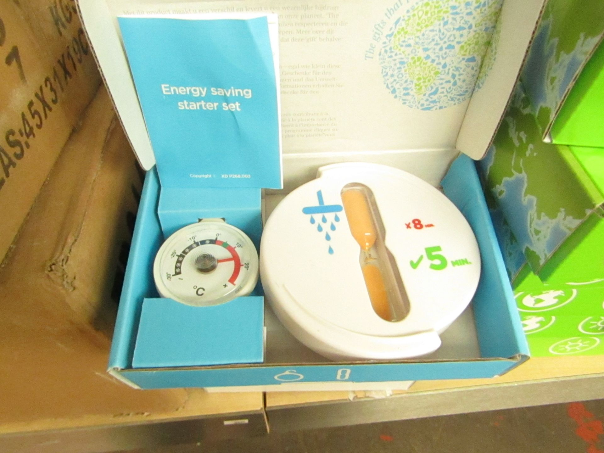 5 x Energy Saving Starter Sets. New & Boxed. See Image For Design