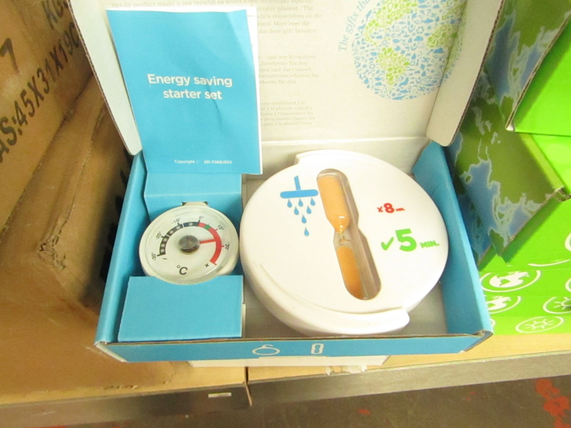 5 x Energy Saving Starter Sets. New & Boxed. See Image For Design