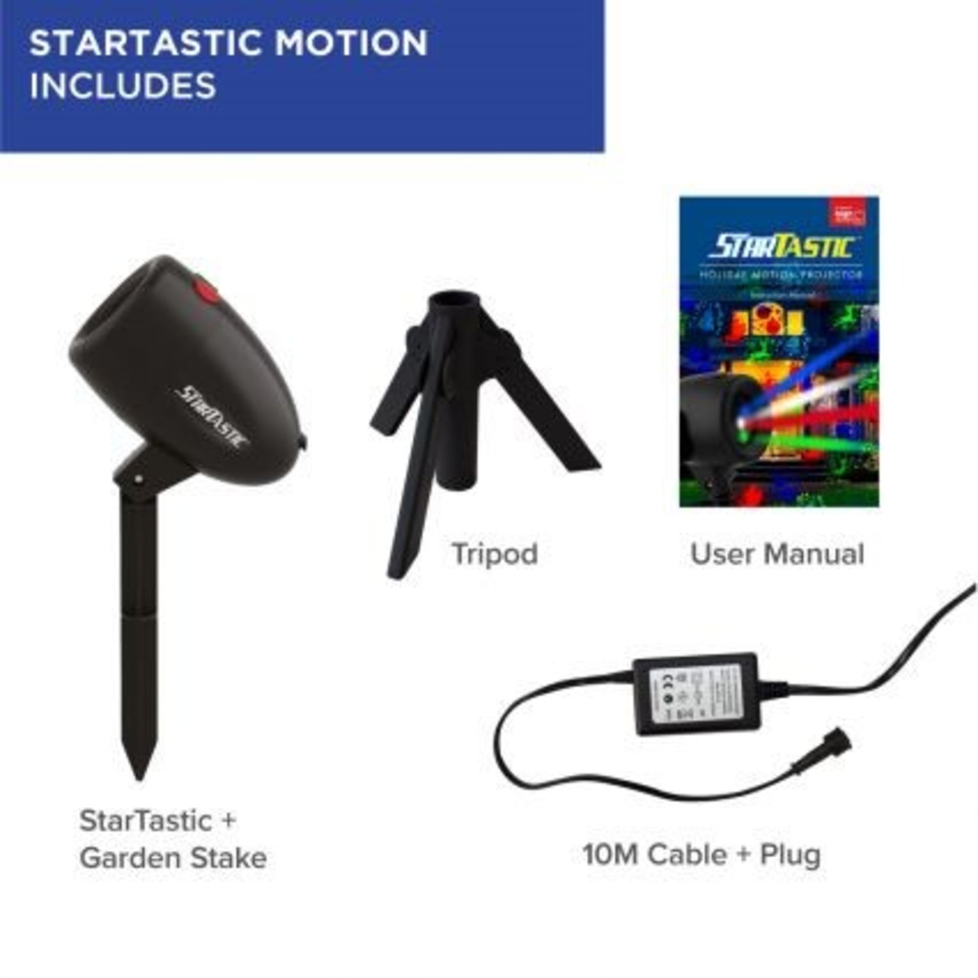 | 2X | BOX OF 6 STARTASTIC ACTION LASER PROJECTORS WITH 6 LASER MODES | NEW AND BOXED | SKU
