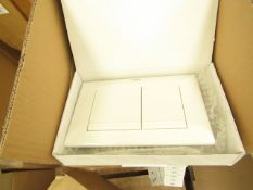 Roca L1 White Dual Flush plate, new and boxed.