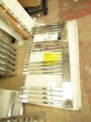 Carisa Gradient Chrome 500x1000 radiator, with box, RRP £406, please read lot 0.