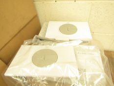 Roca PL4 Dual Combi Flush plate, new and boxed.