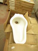 6x Lecico Inset floor toilet pans, boxed and new