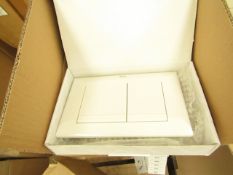 Roca L1 White Dual Flush plate, new and boxed.