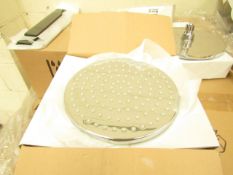 Aqualisa XL Techno 200mm over head shower head, new and boxed, RRP £250, Aqualisa describe this item
