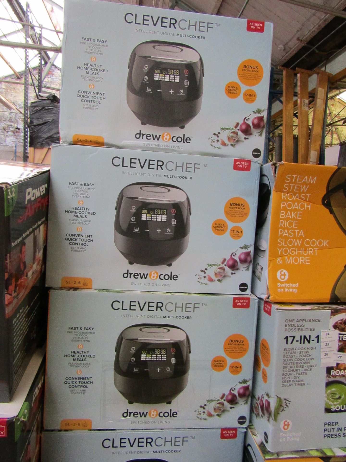 | 4x | DREW&COLE CLEVERCHEF | UNCHECKED AND BOXED | NO ONLINE RE-SALE | SKU 5060541511682 | RRP £