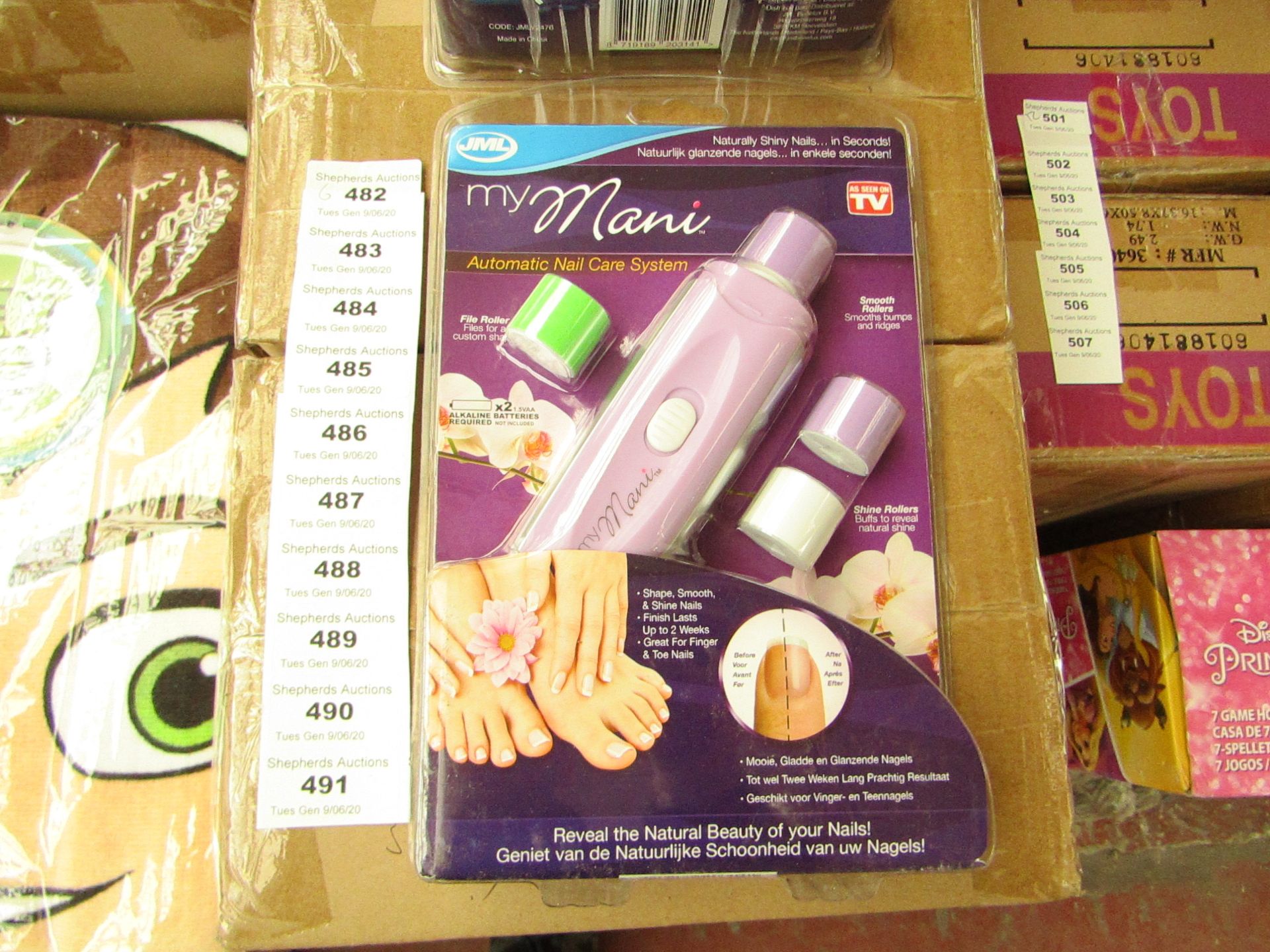 6x My Mani automatic nail polisher, new and boxed.