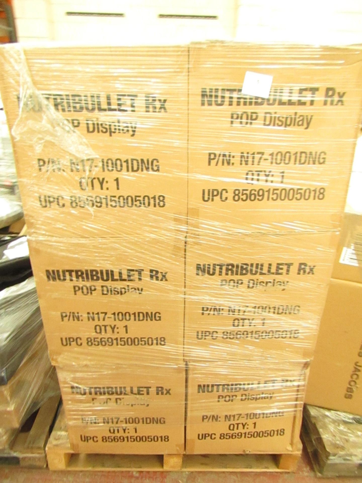 | 1X | PALLET OF 18X MAGIC BULLET POP DISPLAYS AS PICTURES, THERE IS NO ELECTRICAL CABLE COMING