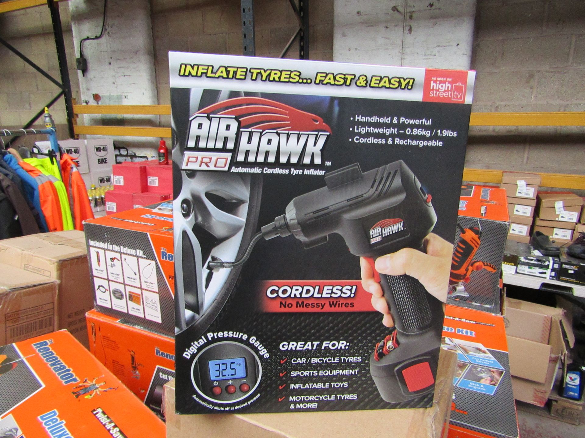 | 1X | AIR HAWK PRO | NEW AND SEALED | SKU C5060191466837 | NO ONLINE RESALE | RRP £49.99 |