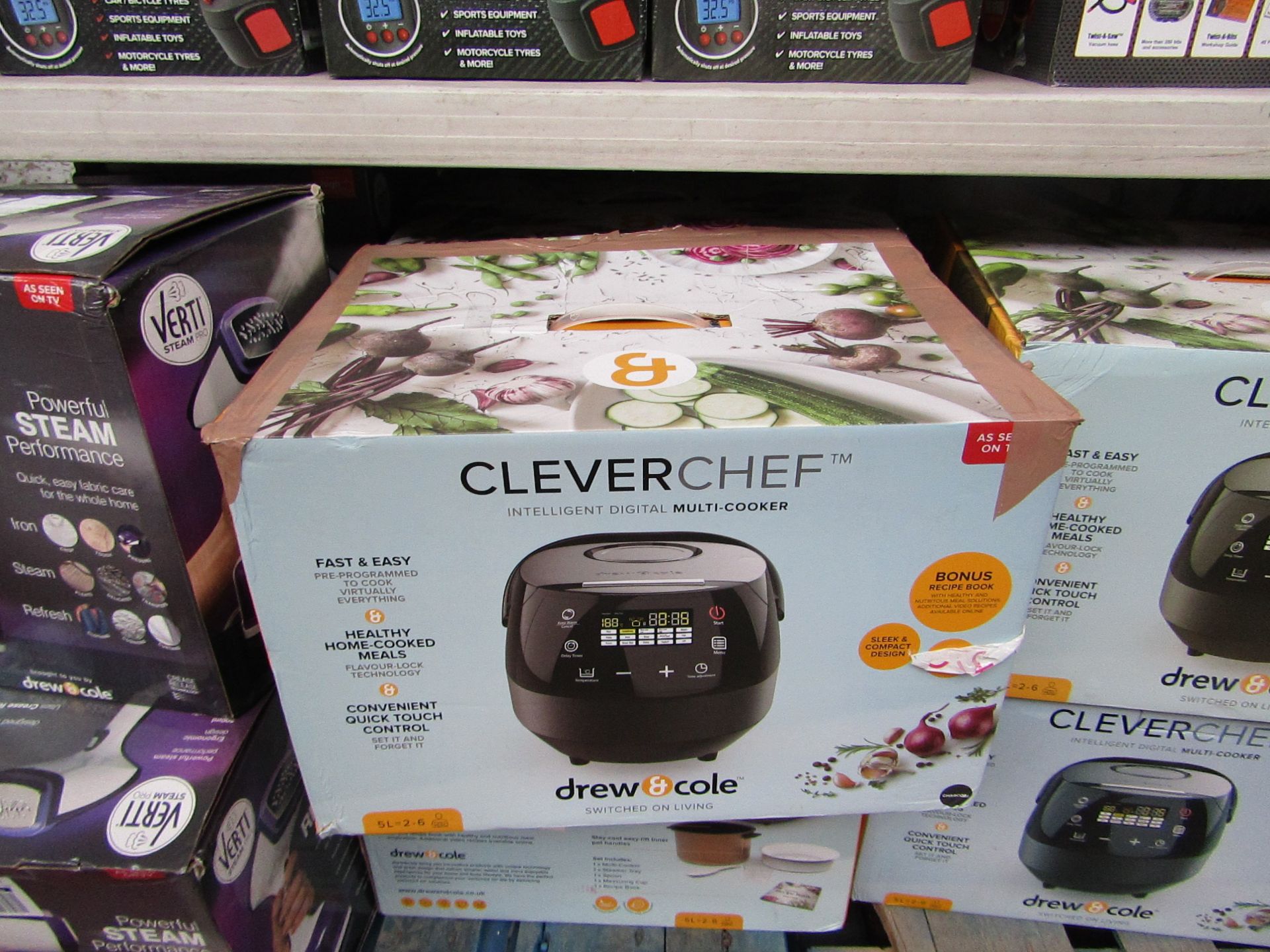 | 1X | DREW & COLE CLEVERCHEF | UNCHECKED AND BOXED | NO ONLINE RE-SALE | SKU 5060541511682 |