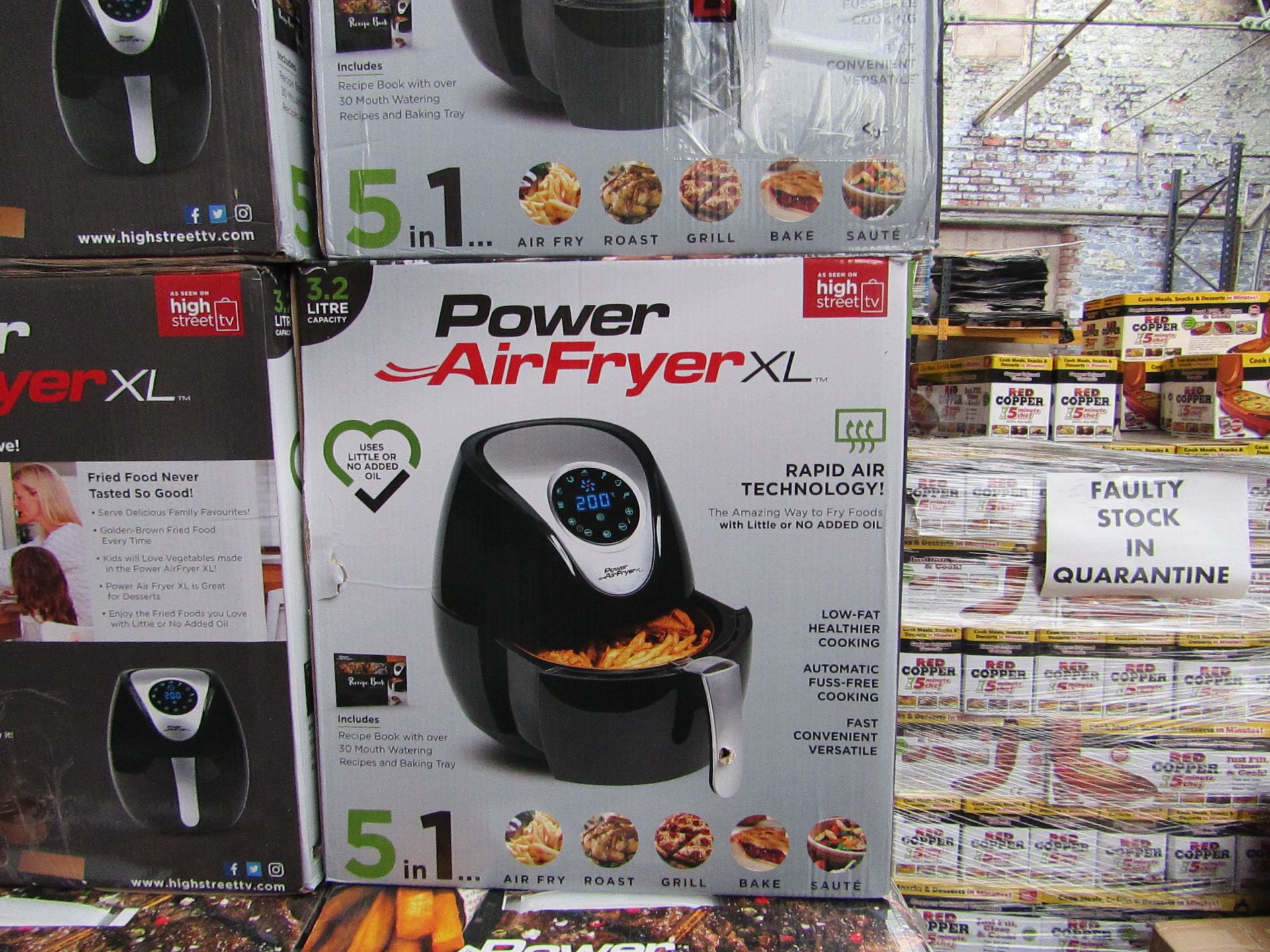 | 1X | POWER AIR FRYER 3.2L | UNCHECKED AND BOXED | NO ONLINE RE-SALE | SKU 5060191468053| RRP œ79.