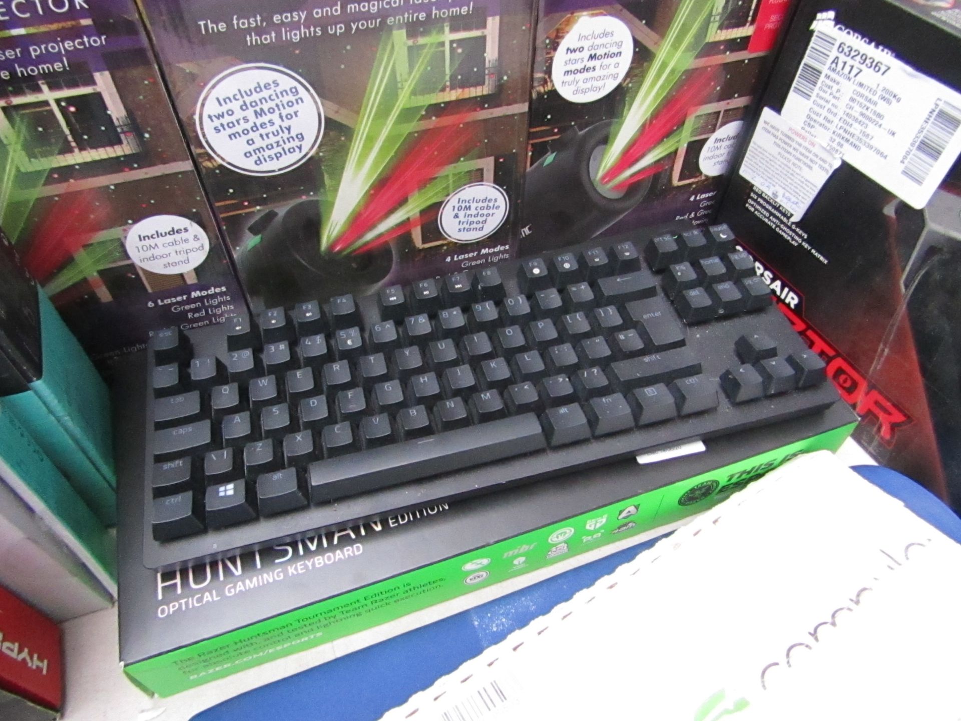 Razer huntsman tournament edition gaming keyboard, untested, unchecked and boxed. RRP £110.00