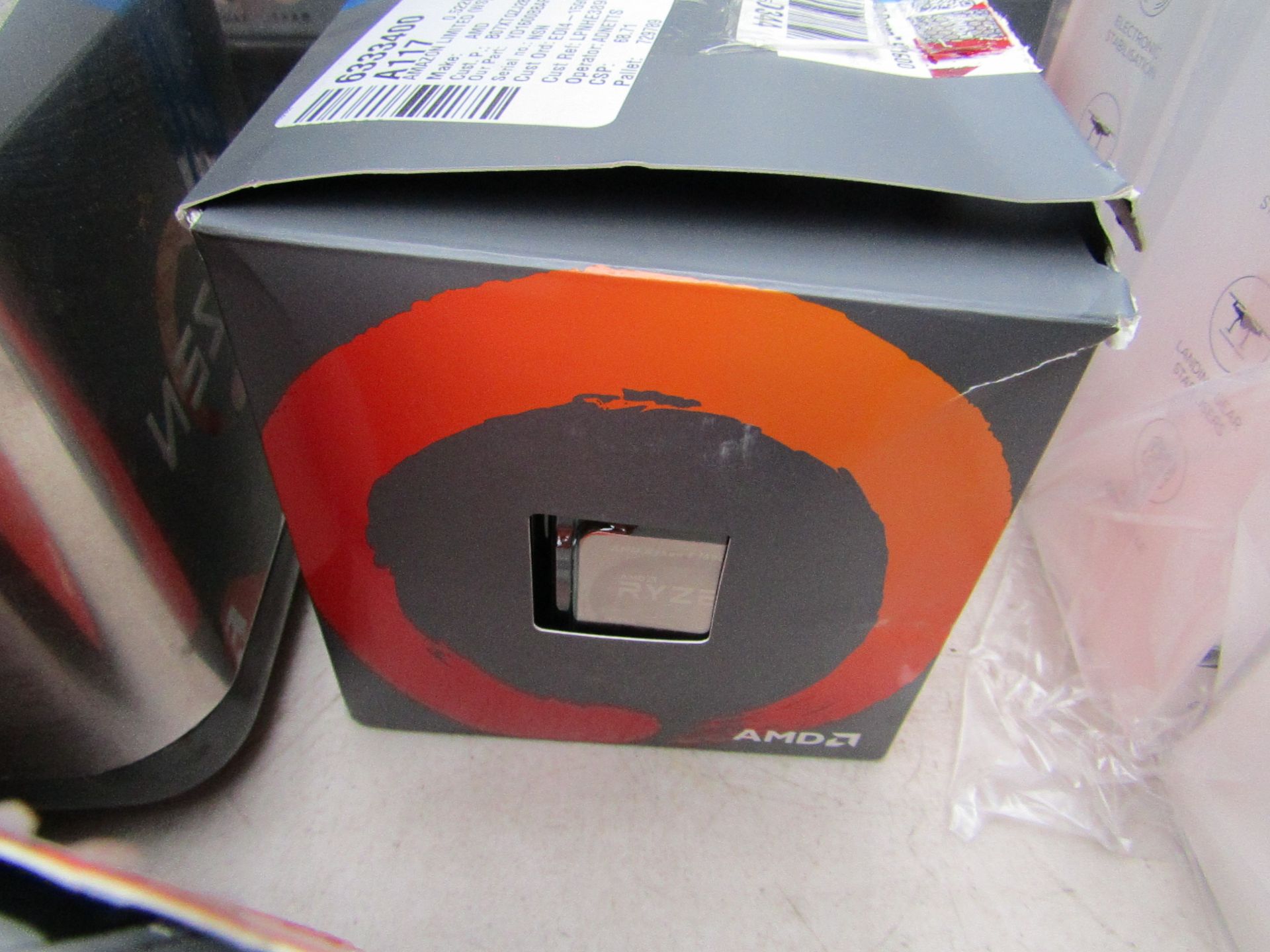 Processeur AMD RYZEN5 1600 AF Socket AM4 (3.6Ghz+16MB), untested and unchecked. Boxed.