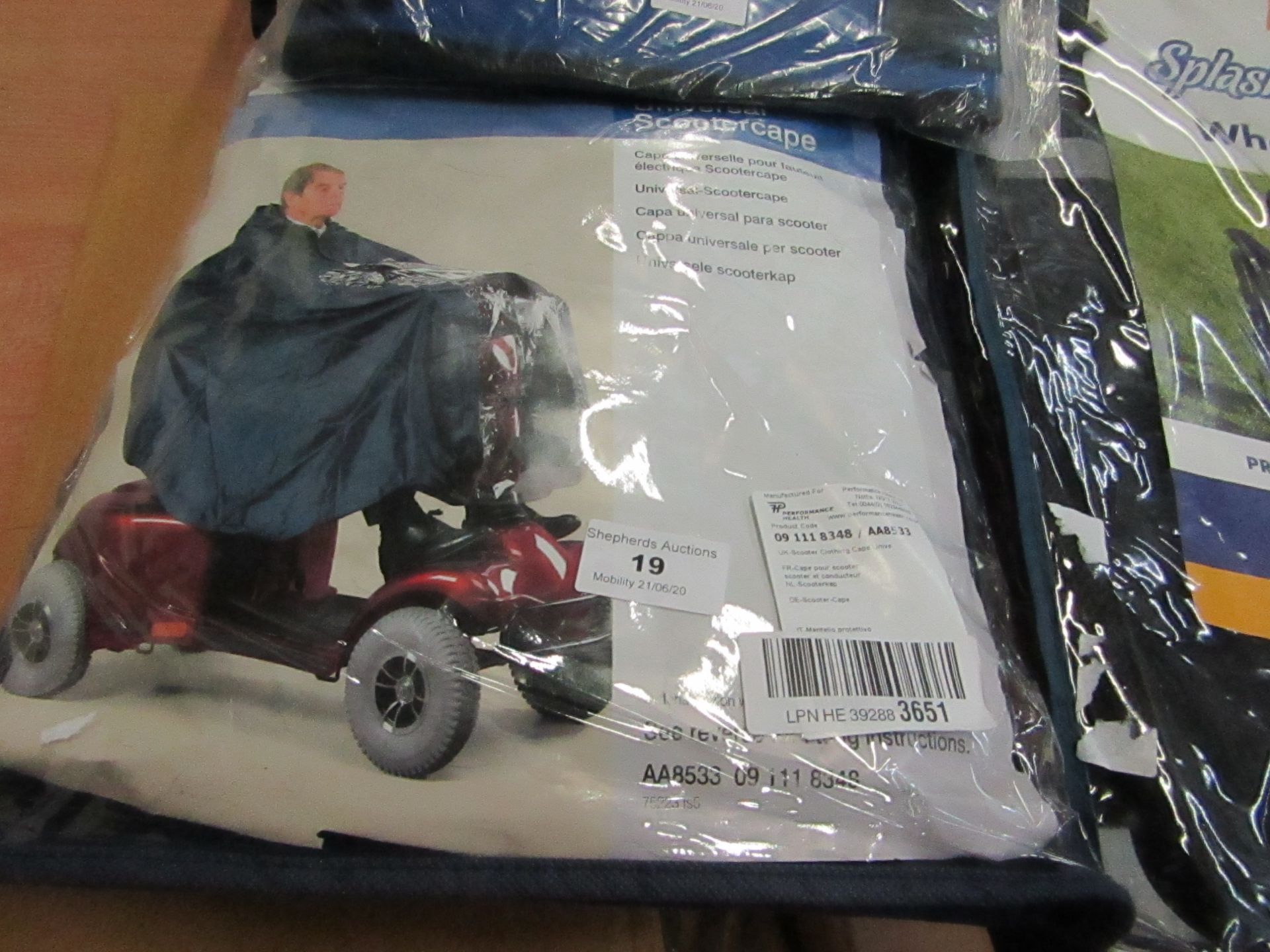 Days Universal Scooter Cape, in packaging
