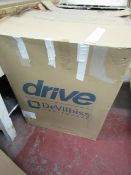 Drive Aluminum Rollator in red, unchecked for completeness and damage, boxed