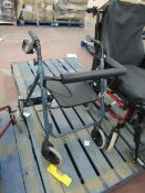 Cooper Blue light weight rolling walker, Pre owned