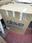 Drive Aluminum Rollator in red, unchecked for completeness and damage, boxed