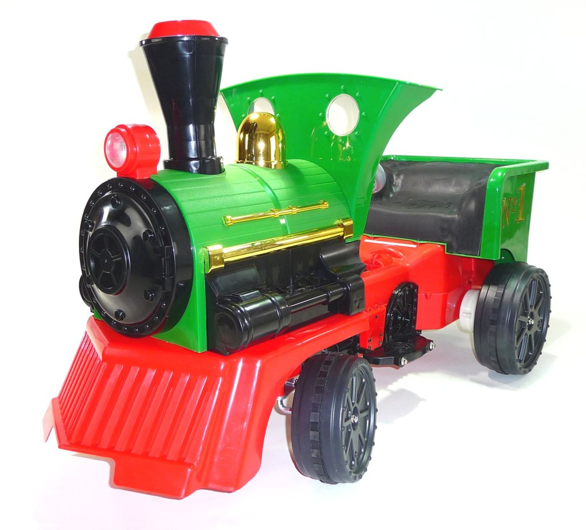 10pcs Brand new Boxed 12V ride On Train with Coal truck - 1 set comes in 2 boxes- 10 boxes on pallet - Image 2 of 6