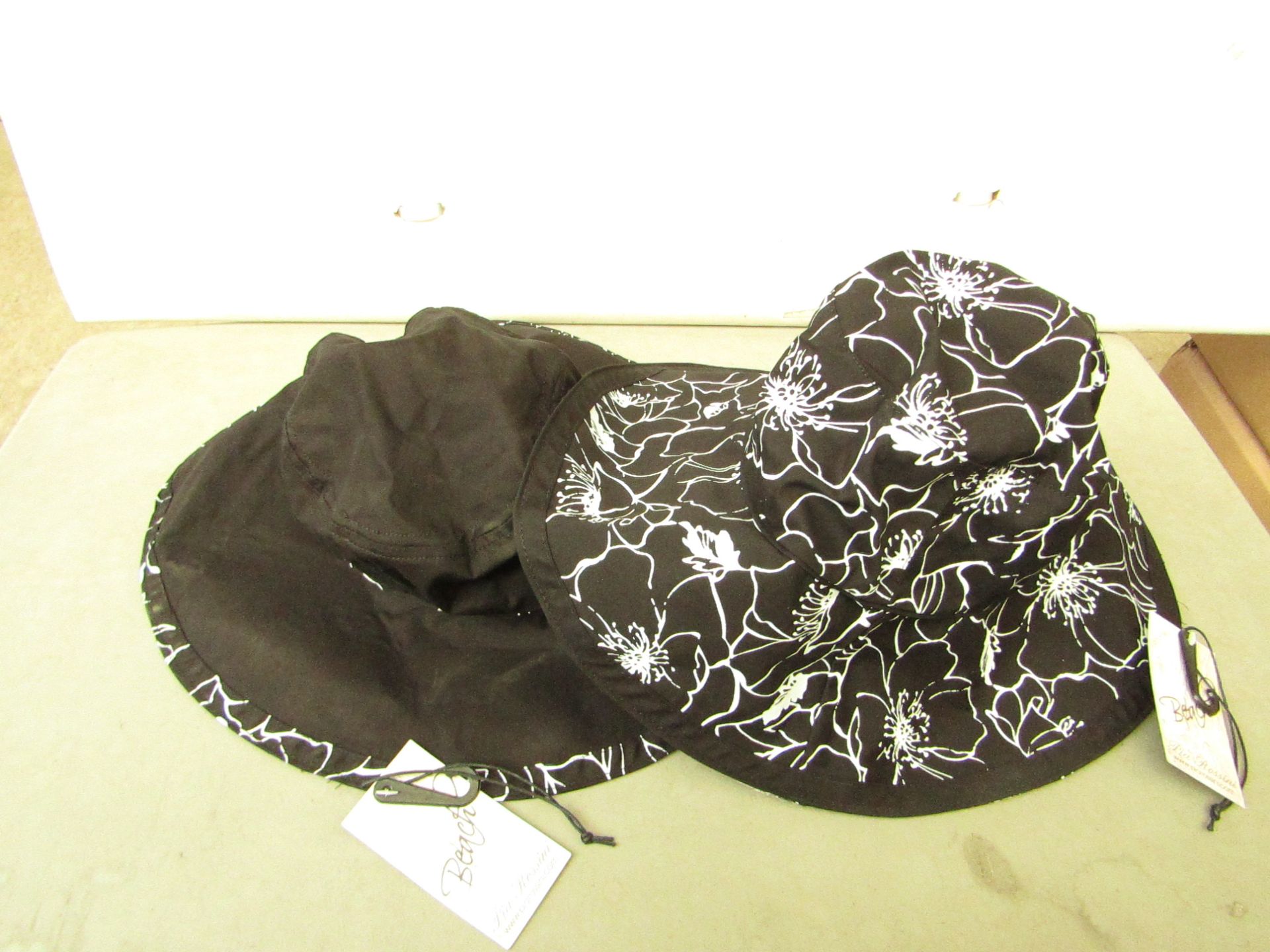 3 x Pi Rossini Ladies Reversable Beach Hats new with tag (see image for colour)