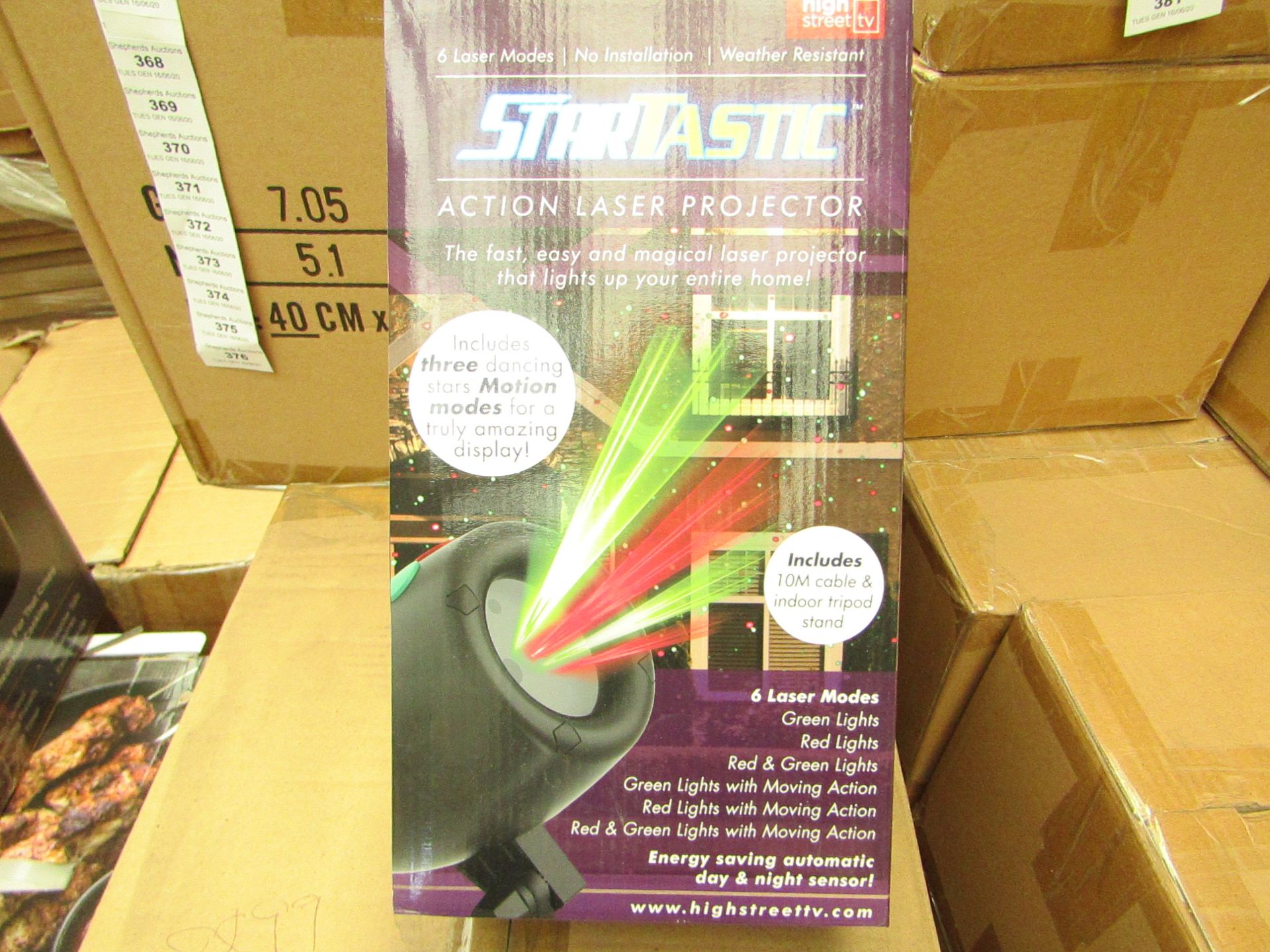 | 1X | STARTASTC LIGHT PROJECTOR | NEW AND BOXED | NO ONLINE RE-SALE | SKU C5060191465304 | RRP £