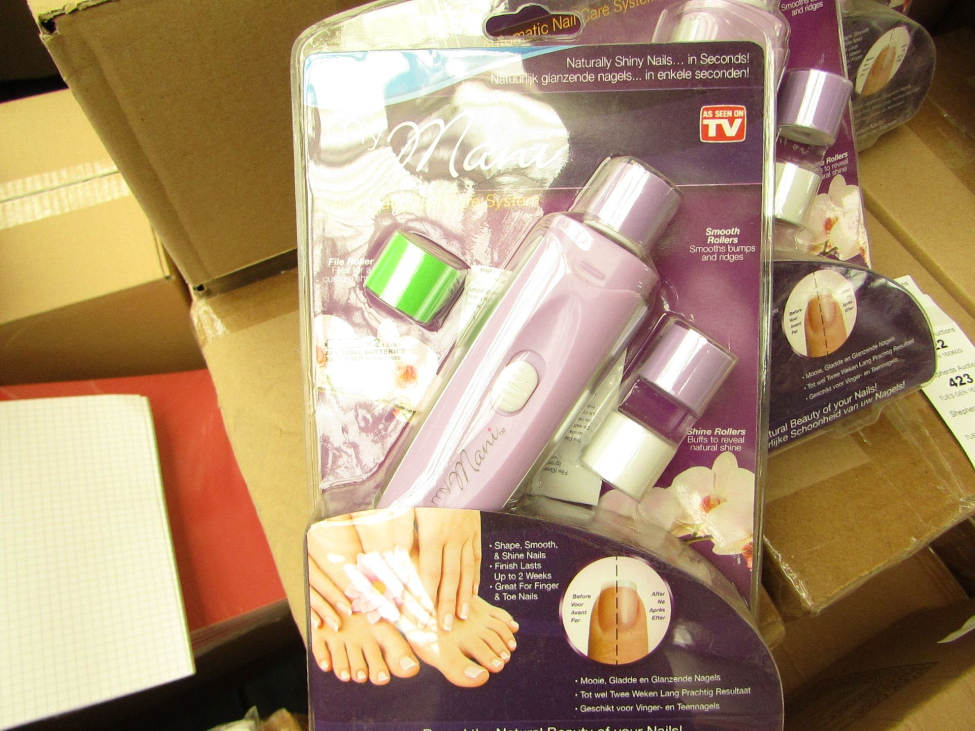 6x My Mani automatic nail polisher, new and boxed.