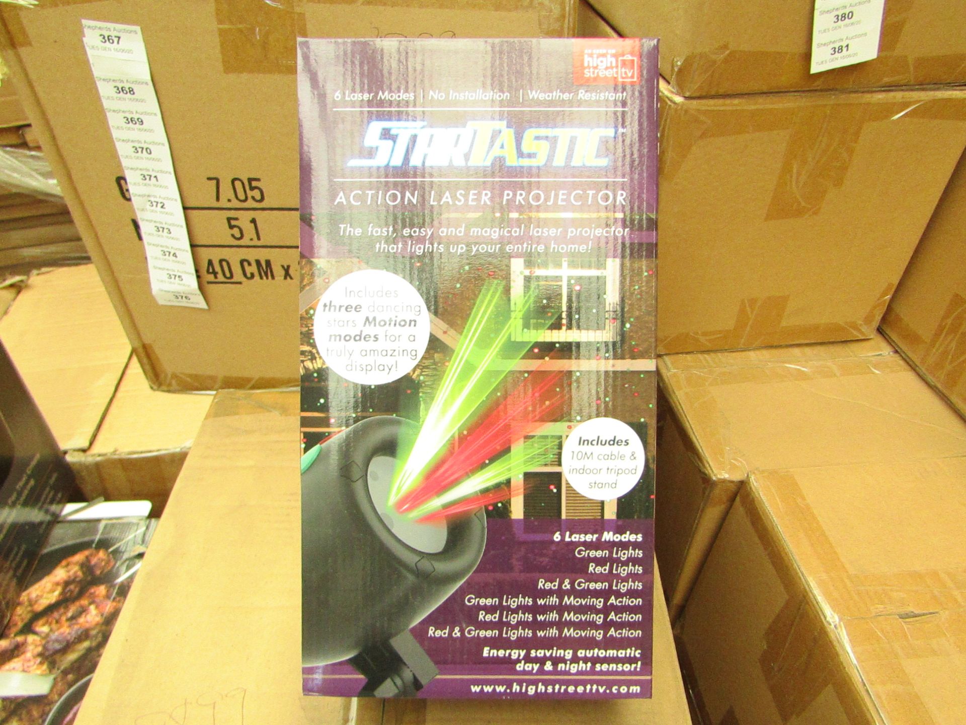 | 1X | STARTASTC LIGHT PROJECTOR | NEW AND BOXED | NO ONLINE RE-SALE | SKU C5060191465304 | RRP £