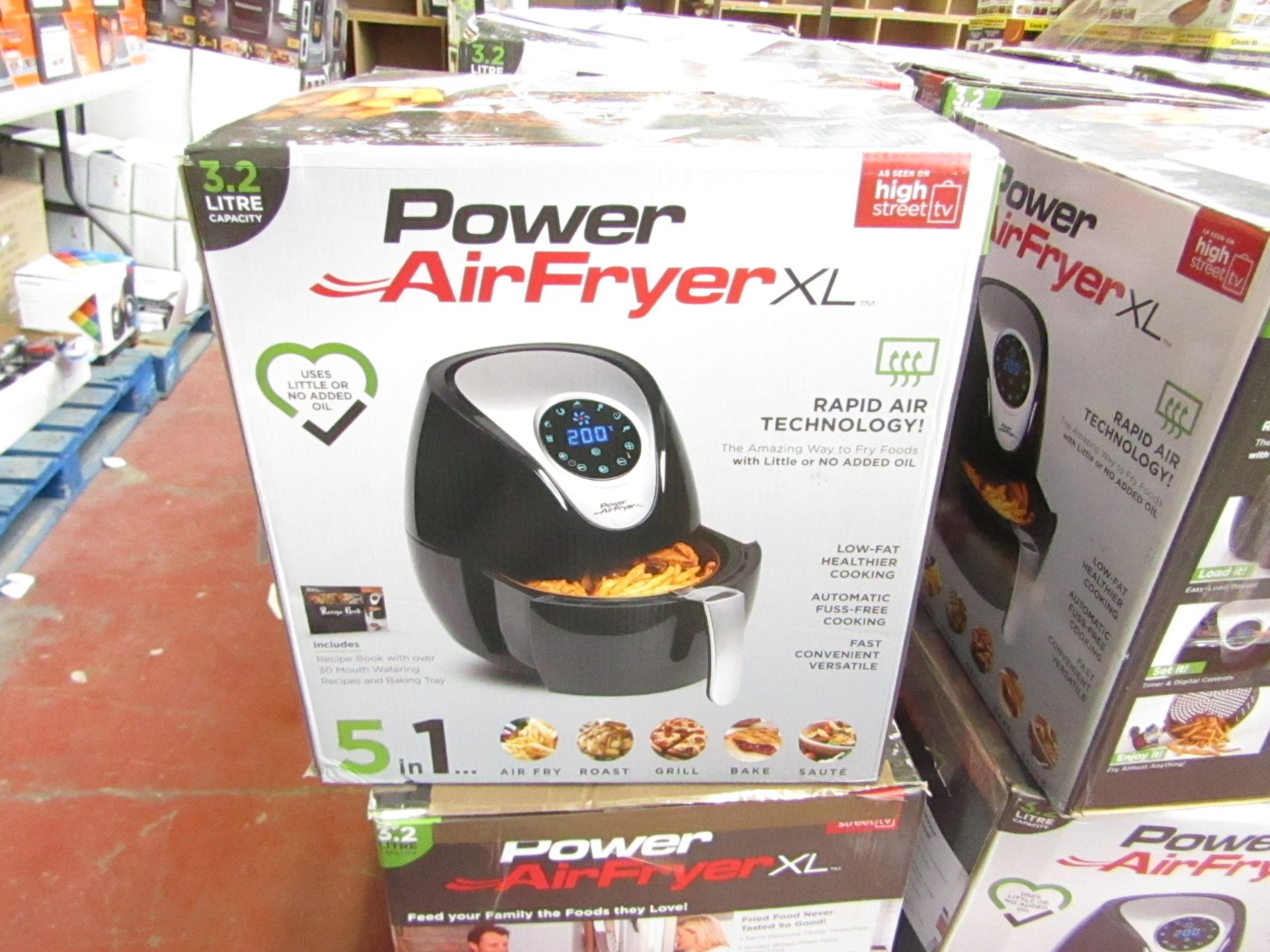 | 1X | POWER AIR FRYER 3.2L | UNCHECKED AND BOXED | NO ONLINE RE-SALE | SKU 5060191468053| RRP £79.