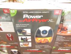 | 5X | POWER AIR FRYER 5L | UNCHECKED AND BOXED | NO ONLINE RE-SALE | SKU 5060191466936| RRP £99.