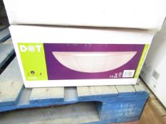 5x DOT ceiling light fitting, new and boxed.