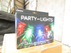 6x Party string lights, new and boxed.