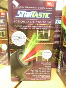 | 1X | STARTASTIC ACTION LASER PROJECTORS | NEW AND BOXED | NO ONLINE RE-SALE | SKU C5060191465304 |