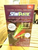 | 1X | BOX OF 6 STARTASTIC ACTION LASER PROJECTORS WITH 6 LASER MODES | NEW AND BOXED | SKU